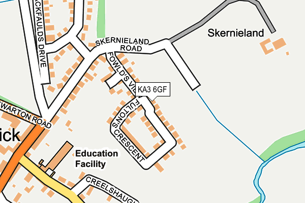 KA3 6GF map - OS OpenMap – Local (Ordnance Survey)