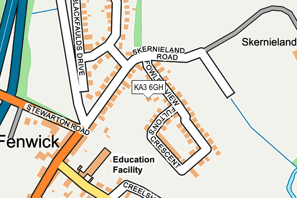 KA3 6GH map - OS OpenMap – Local (Ordnance Survey)