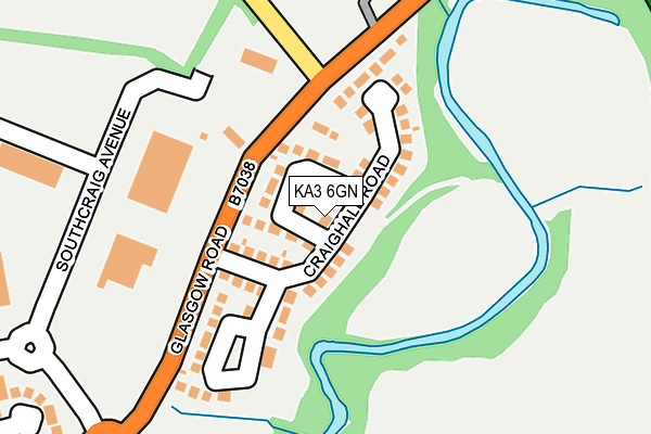 KA3 6GN map - OS OpenMap – Local (Ordnance Survey)
