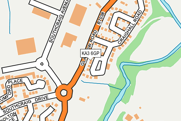 KA3 6GP map - OS OpenMap – Local (Ordnance Survey)