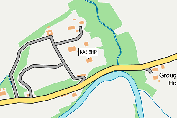 KA3 6HP map - OS OpenMap – Local (Ordnance Survey)