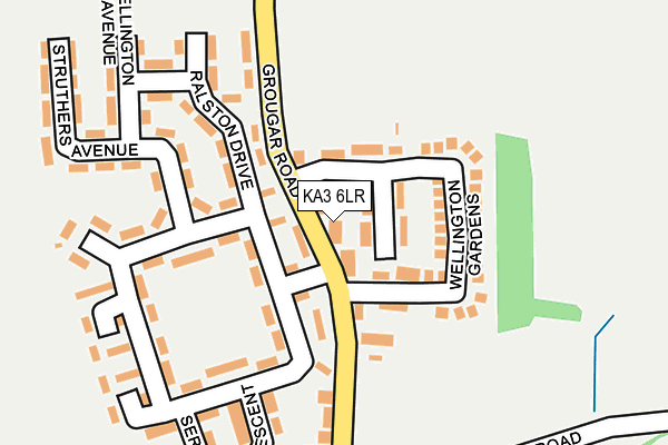 KA3 6LR map - OS OpenMap – Local (Ordnance Survey)