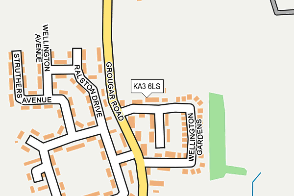 KA3 6LS map - OS OpenMap – Local (Ordnance Survey)