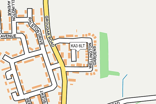 KA3 6LT map - OS OpenMap – Local (Ordnance Survey)