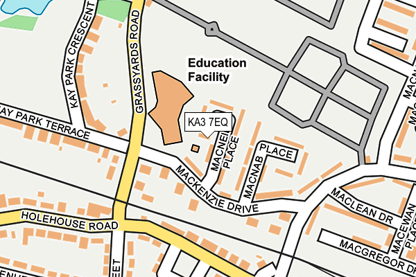 KA3 7EQ map - OS OpenMap – Local (Ordnance Survey)