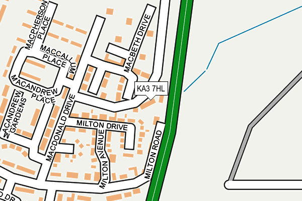 KA3 7HL map - OS OpenMap – Local (Ordnance Survey)