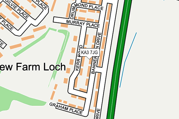 KA3 7JG map - OS OpenMap – Local (Ordnance Survey)