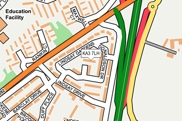 KA3 7LH map - OS OpenMap – Local (Ordnance Survey)