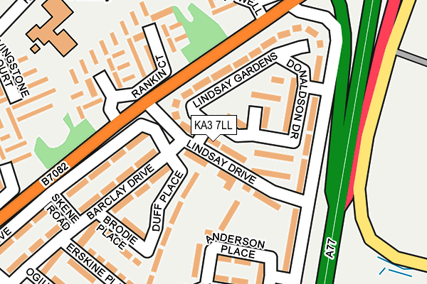 KA3 7LL map - OS OpenMap – Local (Ordnance Survey)