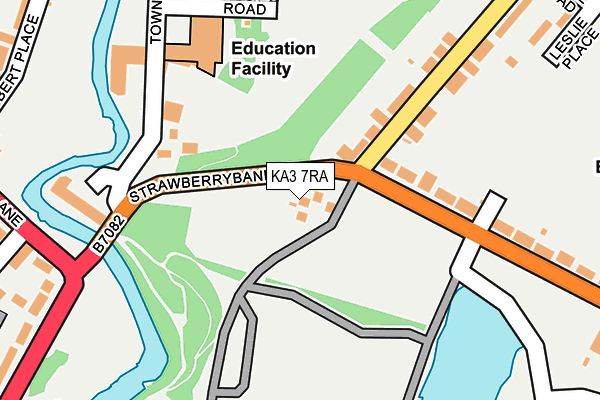 KA3 7RA map - OS OpenMap – Local (Ordnance Survey)