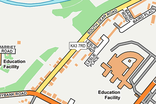 KA3 7RD map - OS OpenMap – Local (Ordnance Survey)