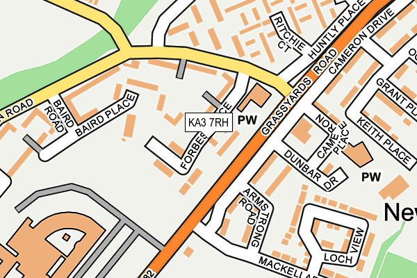 KA3 7RH map - OS OpenMap – Local (Ordnance Survey)