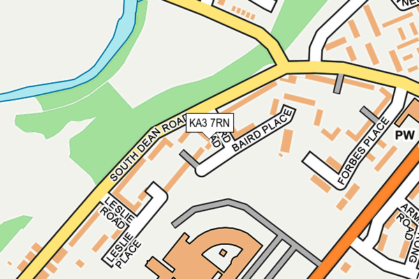 KA3 7RN map - OS OpenMap – Local (Ordnance Survey)