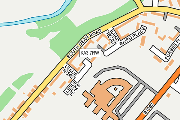 KA3 7RW map - OS OpenMap – Local (Ordnance Survey)
