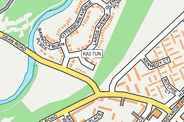 KA3 7UN map - OS OpenMap – Local (Ordnance Survey)