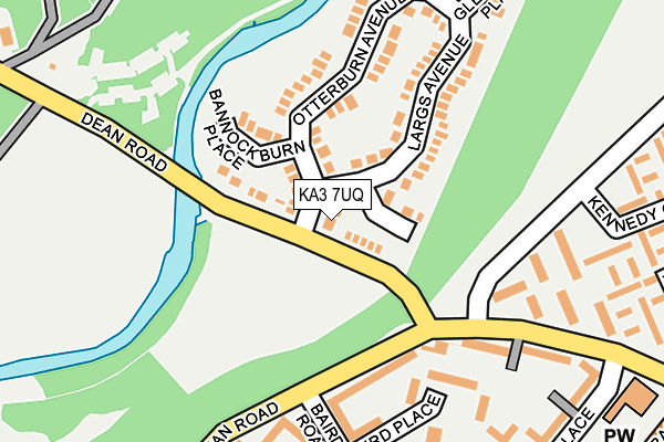 KA3 7UQ map - OS OpenMap – Local (Ordnance Survey)