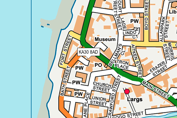 KA30 8AD map - OS OpenMap – Local (Ordnance Survey)