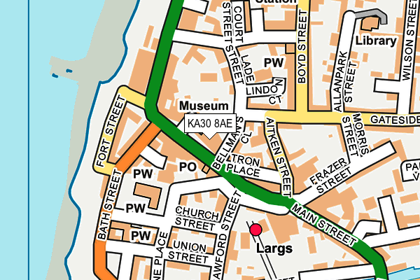 KA30 8AE map - OS OpenMap – Local (Ordnance Survey)