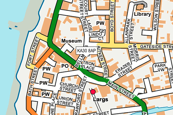 KA30 8AP map - OS OpenMap – Local (Ordnance Survey)
