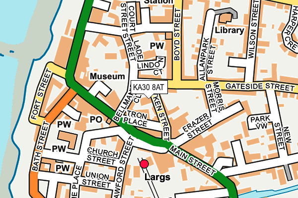 KA30 8AT map - OS OpenMap – Local (Ordnance Survey)