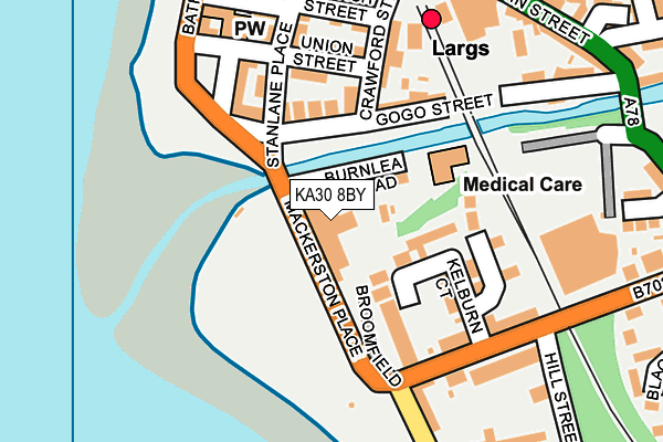 KA30 8BY map - OS OpenMap – Local (Ordnance Survey)