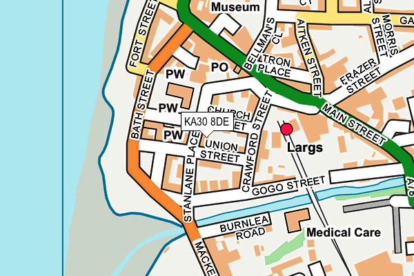 KA30 8DE map - OS OpenMap – Local (Ordnance Survey)