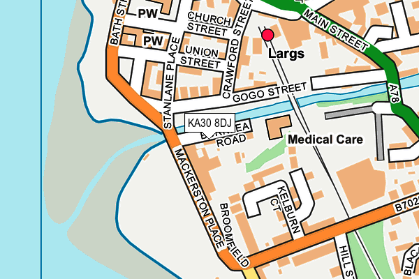 KA30 8DJ map - OS OpenMap – Local (Ordnance Survey)