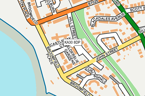 KA30 8DP map - OS OpenMap – Local (Ordnance Survey)