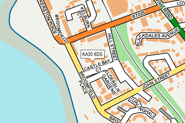 KA30 8DS map - OS OpenMap – Local (Ordnance Survey)