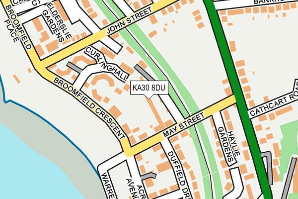 KA30 8DU map - OS OpenMap – Local (Ordnance Survey)