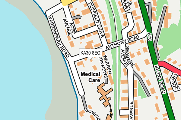 Map of LMD BOWLING LIMITED at local scale