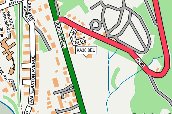 KA30 8EU map - OS OpenMap – Local (Ordnance Survey)