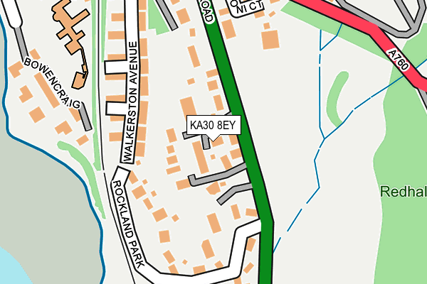 KA30 8EY map - OS OpenMap – Local (Ordnance Survey)