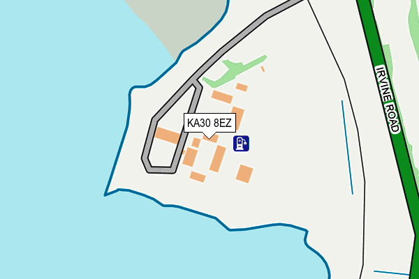 KA30 8EZ map - OS OpenMap – Local (Ordnance Survey)