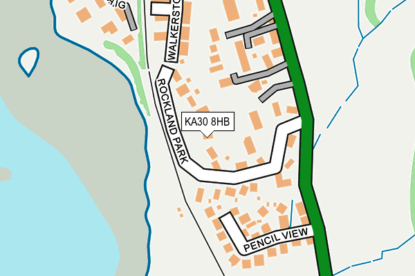 Map of JACKS ALT-STAYS MILLPORT LIMITED at local scale