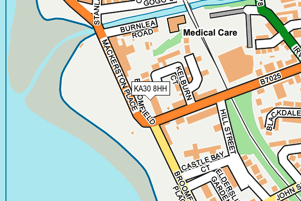 KA30 8HH map - OS OpenMap – Local (Ordnance Survey)
