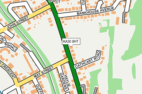 KA30 8HT map - OS OpenMap – Local (Ordnance Survey)