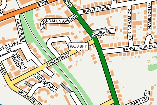 KA30 8HY map - OS OpenMap – Local (Ordnance Survey)