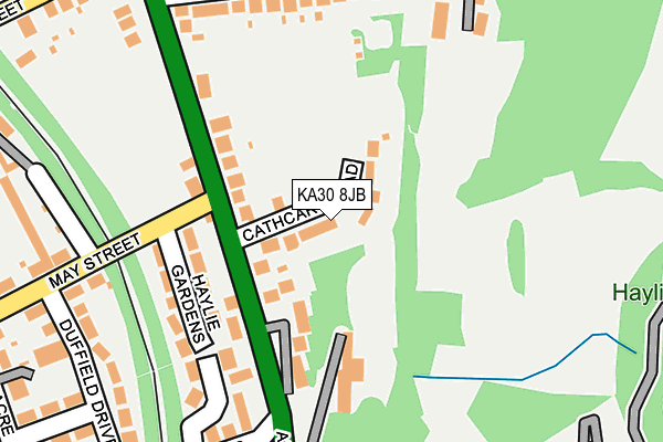 KA30 8JB map - OS OpenMap – Local (Ordnance Survey)