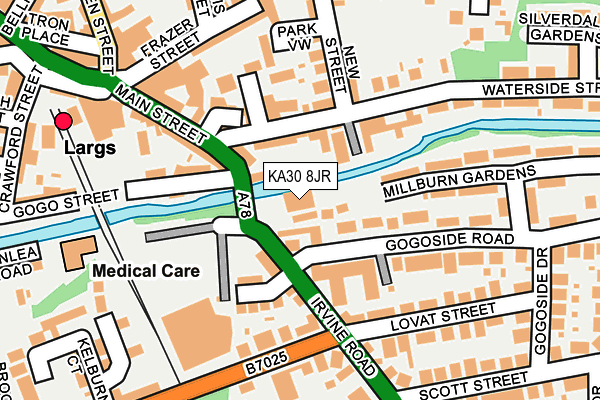 KA30 8JR map - OS OpenMap – Local (Ordnance Survey)