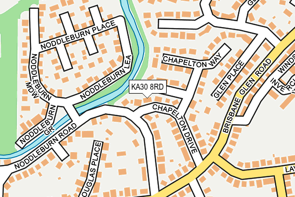 KA30 8RD map - OS OpenMap – Local (Ordnance Survey)