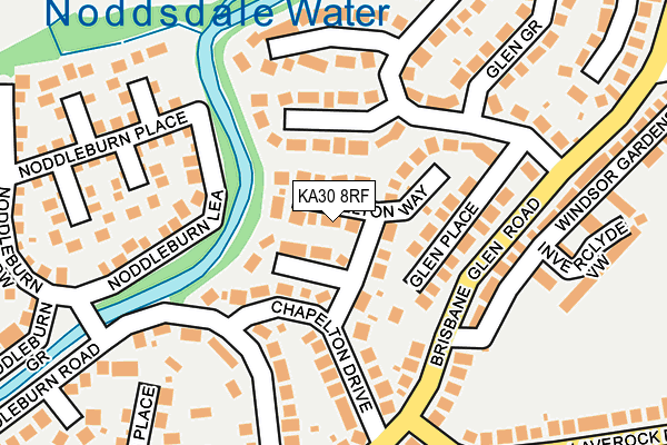 KA30 8RF map - OS OpenMap – Local (Ordnance Survey)