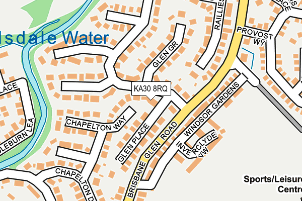 KA30 8RQ map - OS OpenMap – Local (Ordnance Survey)