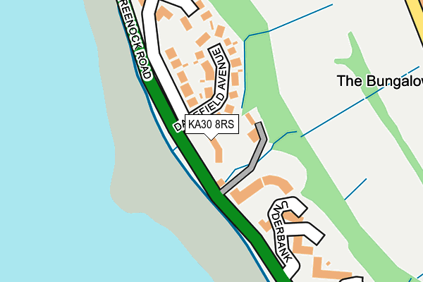 KA30 8RS map - OS OpenMap – Local (Ordnance Survey)