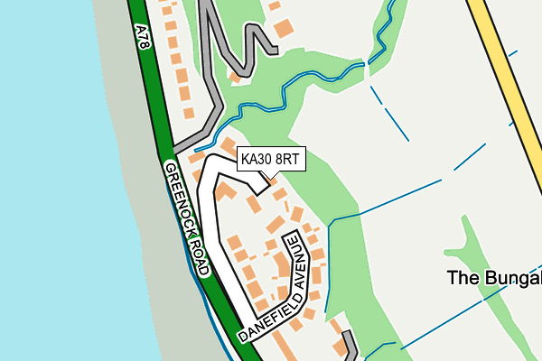 KA30 8RT map - OS OpenMap – Local (Ordnance Survey)