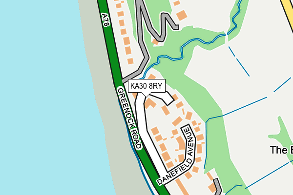 KA30 8RY map - OS OpenMap – Local (Ordnance Survey)