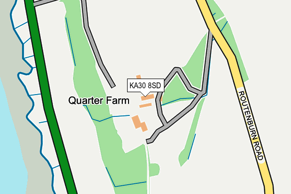 KA30 8SD map - OS OpenMap – Local (Ordnance Survey)