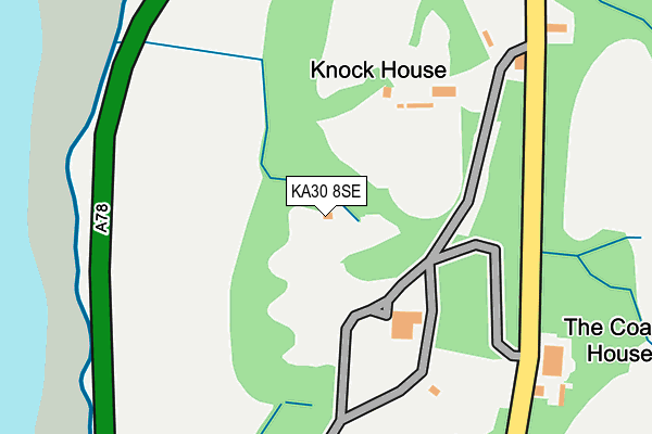 KA30 8SE map - OS OpenMap – Local (Ordnance Survey)
