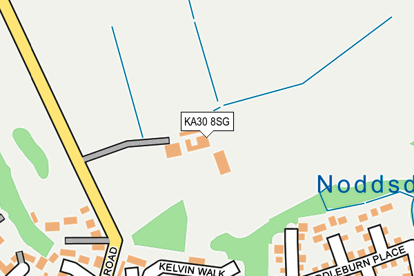 KA30 8SG map - OS OpenMap – Local (Ordnance Survey)