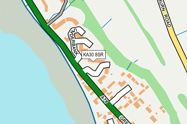 KA30 8SR map - OS OpenMap – Local (Ordnance Survey)